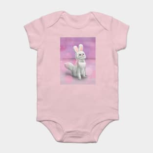 猫兔变身 cat rabbit transformation Baby Bodysuit